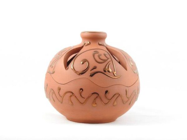 Tontopf Terracotta Lanze